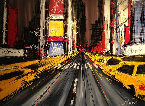 New York Rush Hour 5 Original by Edward Waite *SOLD*