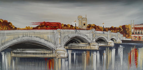 Putney Bridge Original by Edward Waite *SOLD*