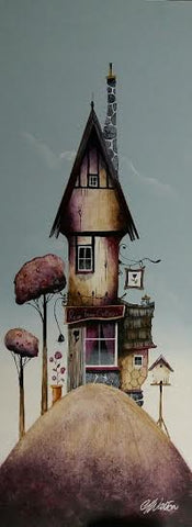 Rose Tree Cottage Original by Gary Walton *SOLD*
