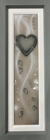 Grey Heart Original by Kealey Farmer *SOLD*-Original Art-The Acorn Gallery-Kealey-Farmer-artist-The Acorn Gallery