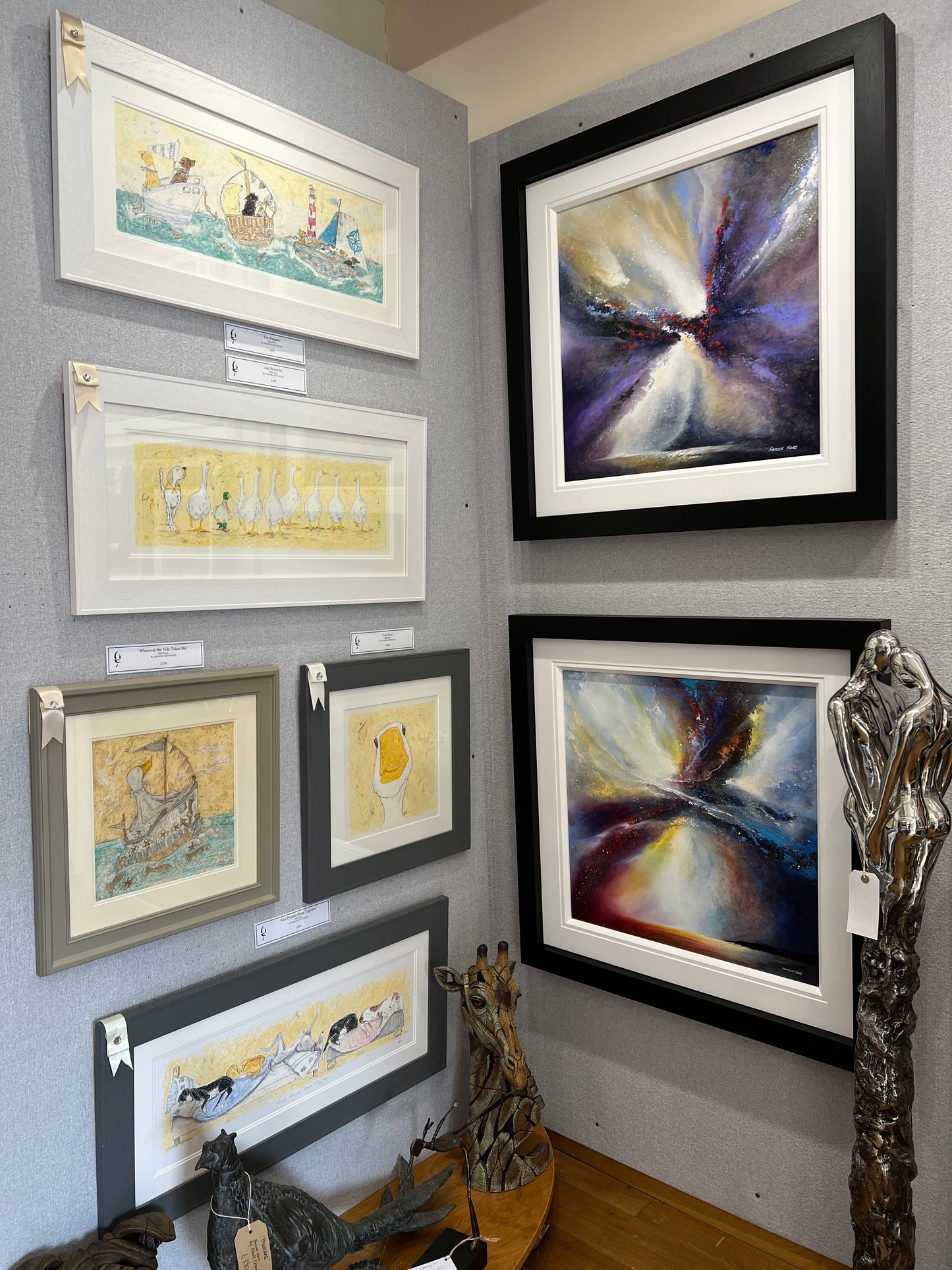 Hamish Herd Look Beyond The Storm Original - The Acorn Gallery, Pocklington