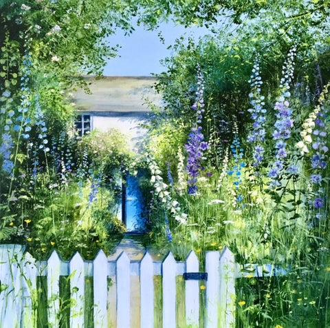 Summer Cottage Original by Heather Howe *SOLD*