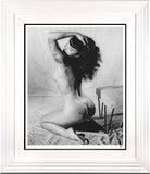 Bettie Page II (Black And White) by JJ Adams