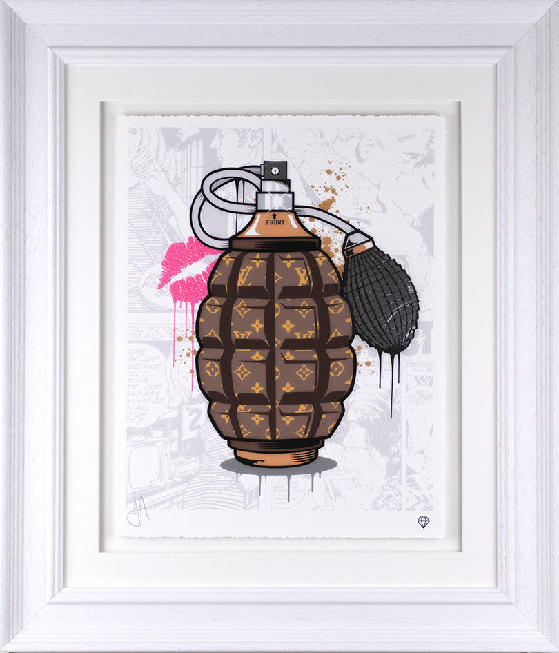 JJ Adams Designer Grenade Louis Vuitton Perfume - The Acorn Gallery, Pocklington