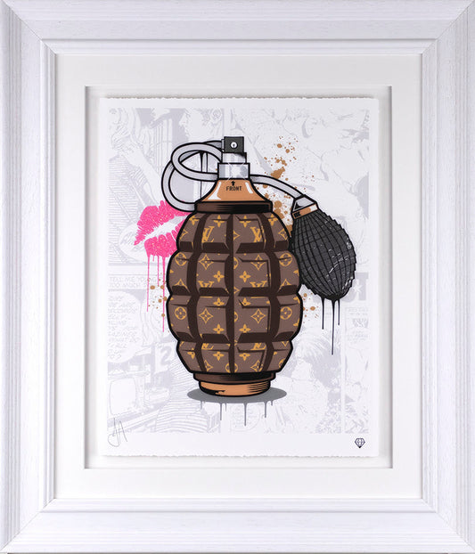 JJ Adams Designer Grenade Louis Vuitton Perfume - The Acorn Gallery, Pocklington