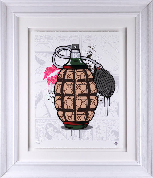 JJ Adams Designer Grenade Gucci Perfume - The Acorn Gallery, Pocklington