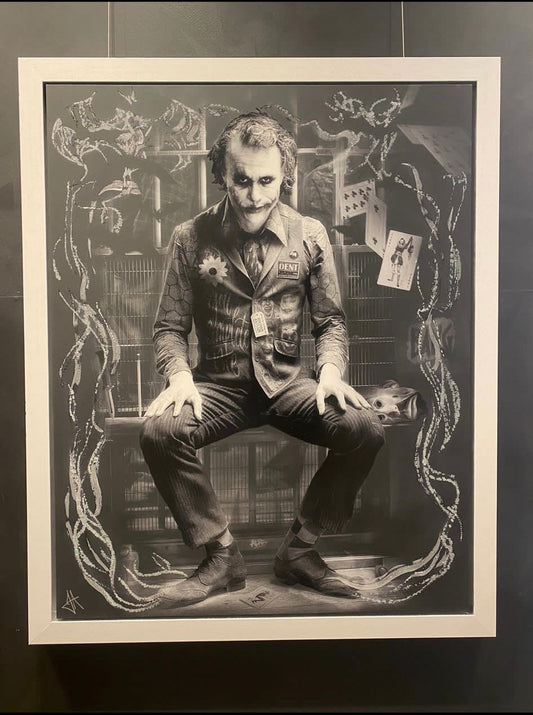 JJ Adams I m Not A Monster Black And White Original - The Acorn Gallery, Pocklington