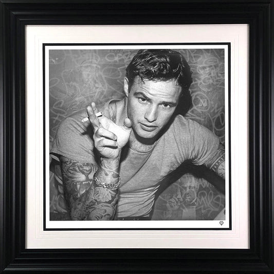 JJ Adams Smoking Gun - Brando Black & White - The Acorn Gallery, Pocklington