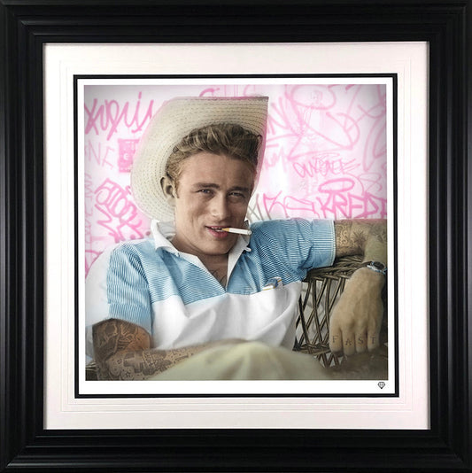 JJ Adams Smoking Gun James Dean Colour - The Acorn Gallery, Pocklington