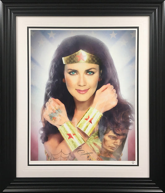 JJ Adams Wonder Woman Colour - The Acorn Gallery, Pocklington