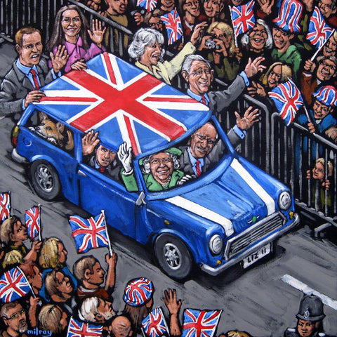 Royals In A Mini Original by James Milroy *SOLD*