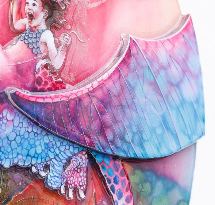 Kerry Darlington Dragon Rider - The Acorn Gallery, Pocklington