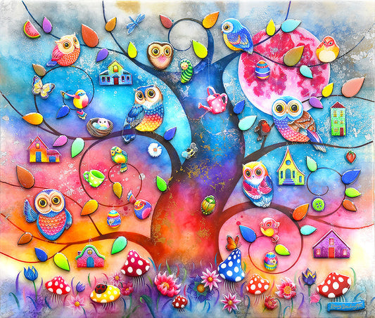 Kerry Darlington Hoots And Chirps - The Acorn Gallery, Pocklington