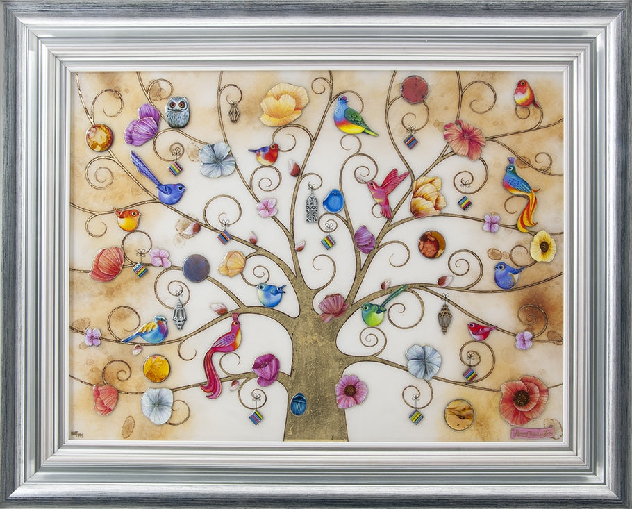 Kerry Darlington Tree Of Life - Oriental Gold Extra Large - The Acorn Gallery, Pocklington