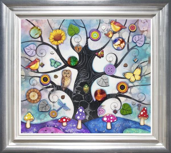 Kerry Darlington Tree Of Charms - Blue - The Acorn Gallery, Pocklington