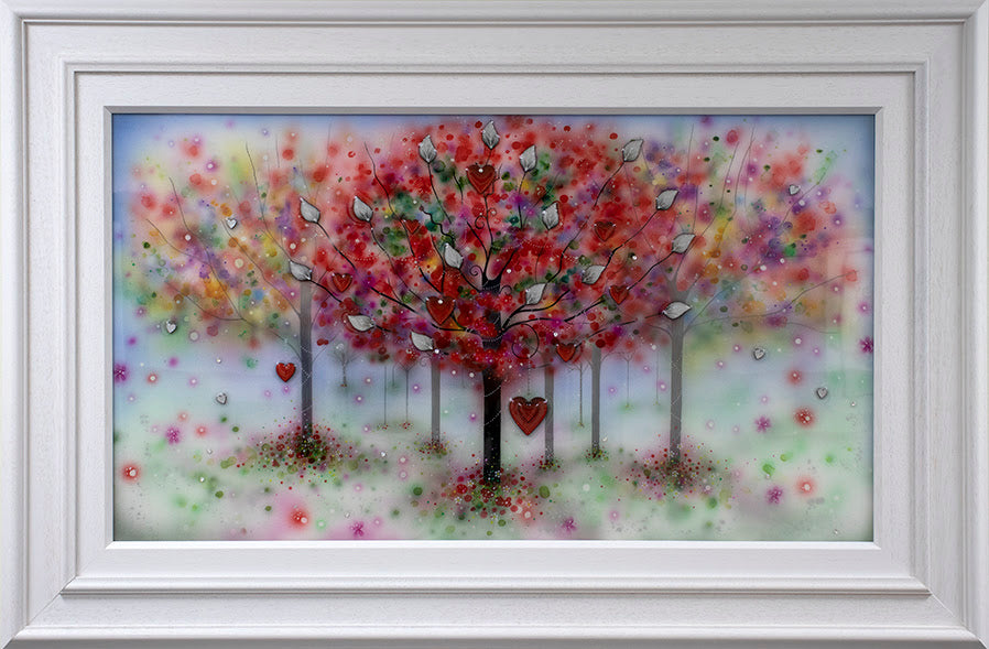 Kealey Farmer Group Hug Original available to purchase from The Acorn Gallery in Pocklington. Delivery available.