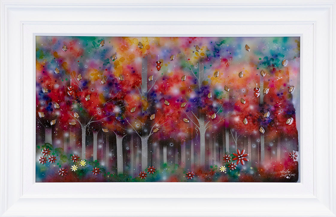 Kealey Farmer Woodland Spirit Original available to purchase from The Acorn Gallery in Pocklington. Delivery available.