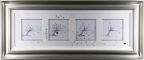 Four Seasons Original Sketch by Kealey Farmer *SOLD*-Original Art-The Acorn Gallery-Kealey-Farmer-artist-The Acorn Gallery