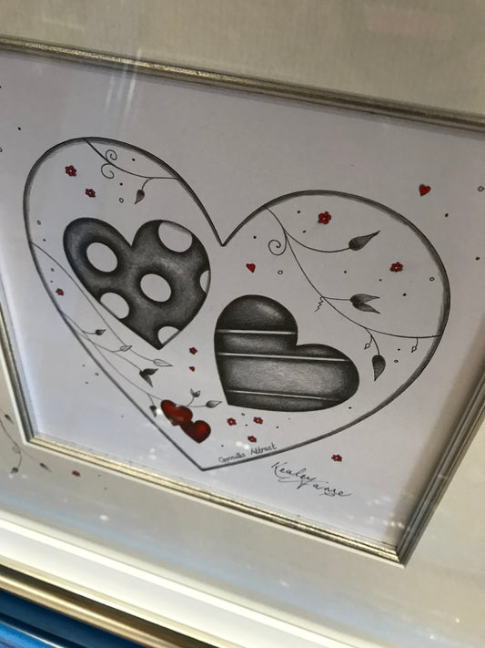 Kealey Farmer Opposites Attract Original Sketch - Acorn Gallery, Pocklington