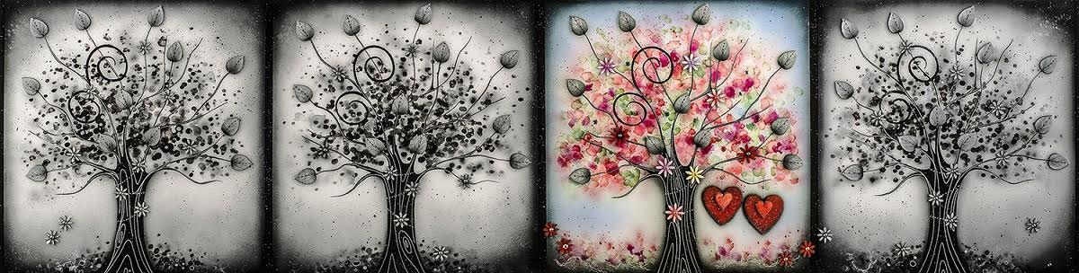 You Colour My World by Kealey Farmer-Limited Edition Print-The Acorn Gallery-Kealey-Farmer-artist-The Acorn Gallery