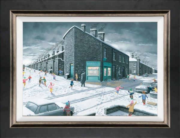 Leigh Lambert Having A Ball Canvas - The Acorn Gallery, Pocklington