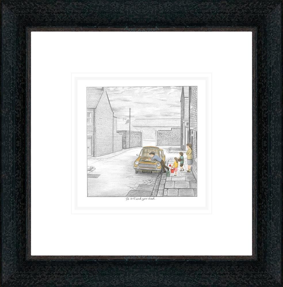 Leigh Lambert Is It Fixed Yet Dad? Sketch - The Acorn Gallery, Pocklington