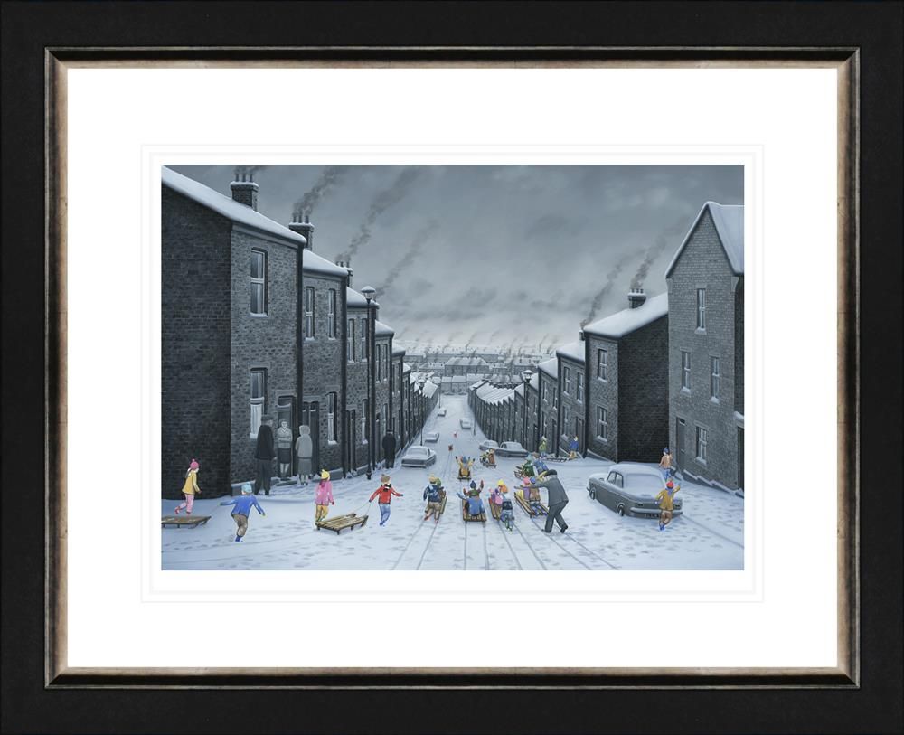 Leigh Lambert Hold On To Your Hats Paper Print - The Acorn Gallery, Pocklington