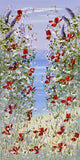 Poppies By The Beach Original by Mary Shaw *SOLD*