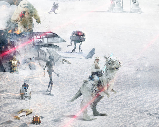Mark Davies Attack On Echo Base Star Wars - The Acorn Gallery. Pocklington