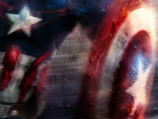 Mark Davies I Can Do This All Day Captain America - The Acorn Gallery. Pocklington