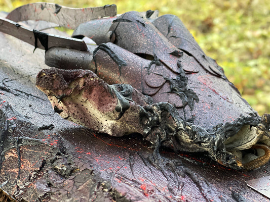 Mark Davies Freddy's Coming For You Glove Sculpture - The Acorn Gallery, Pocklington