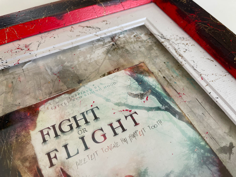 Mark Davies Fight Or Flight Little Red Riding Hood Story Book - The Acorn Gallery, Pocklington