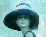 Free Spirit Breakfast At Tiffany's (Blue) by Mark Davies-Limited Edition Print-The Acorn Gallery