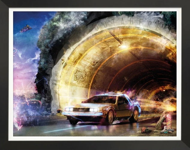 Mark Davies Outahere Back To The Future - Limited Edition Print - The Acorn Gallery, Pocklington