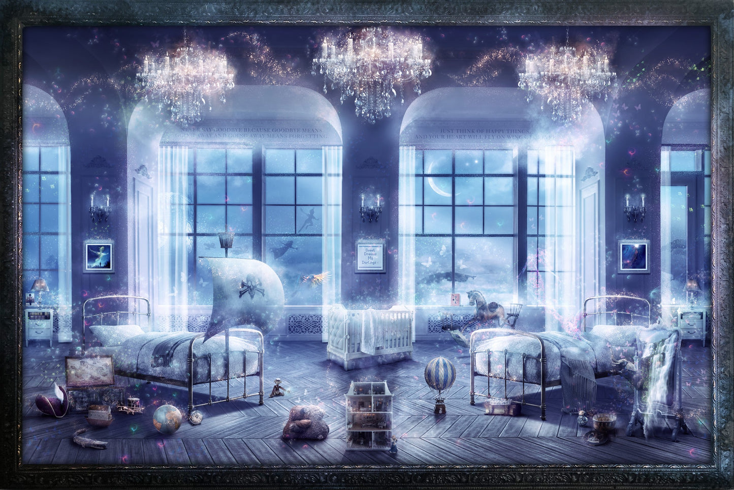 Mark Davies Where Dreams Are Born Peter Pan Original - The Acorn Gallery, Pocklington