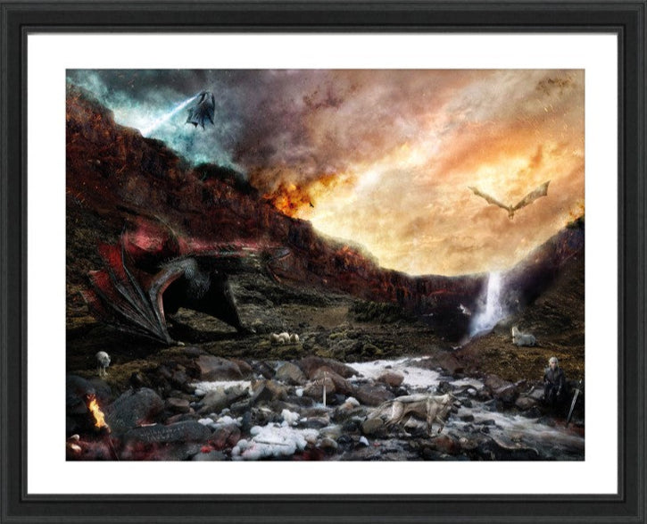 Mark Davies Dracarys Game Of Thrones - The Acorn Gallery, Pocklington