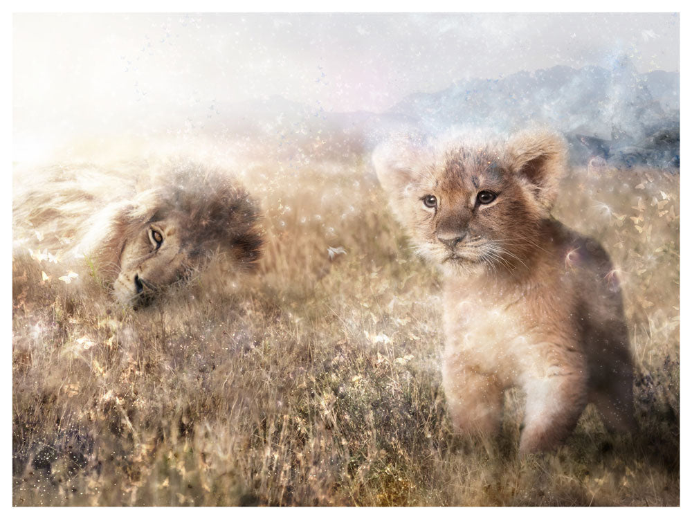 Mark Davies Find Your Own Way Lion King Original - The Acorn Gallery, Pocklington