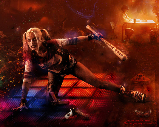 Mark Davies Toxicity Suicide Squad - Limited Edition Print - The Acorn Gallery, Pocklington