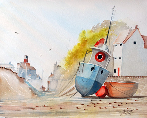 Dry Dock Original by Mike Jackson *SOLD*