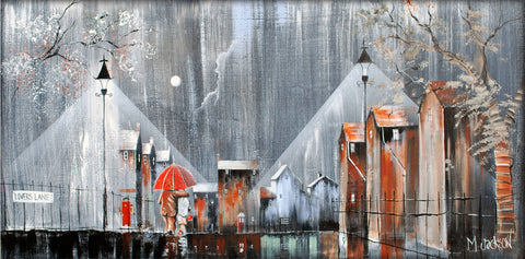 The Rain Want Last Original by Mike Jackson *SOLD*