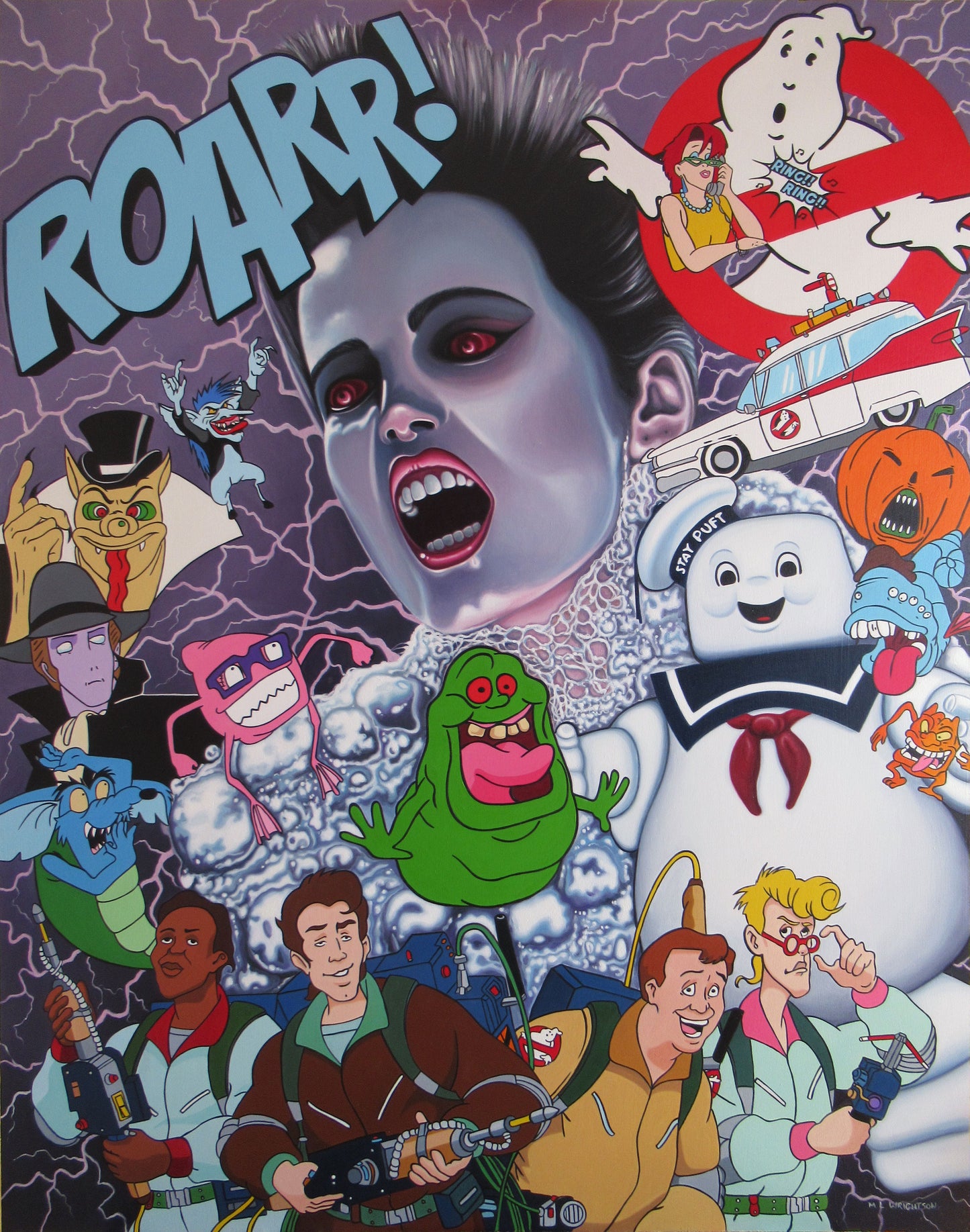 Marie Louise Wrightson Choose Your Destructor Ghostbusters - The Acorn Gallery, Pocklington