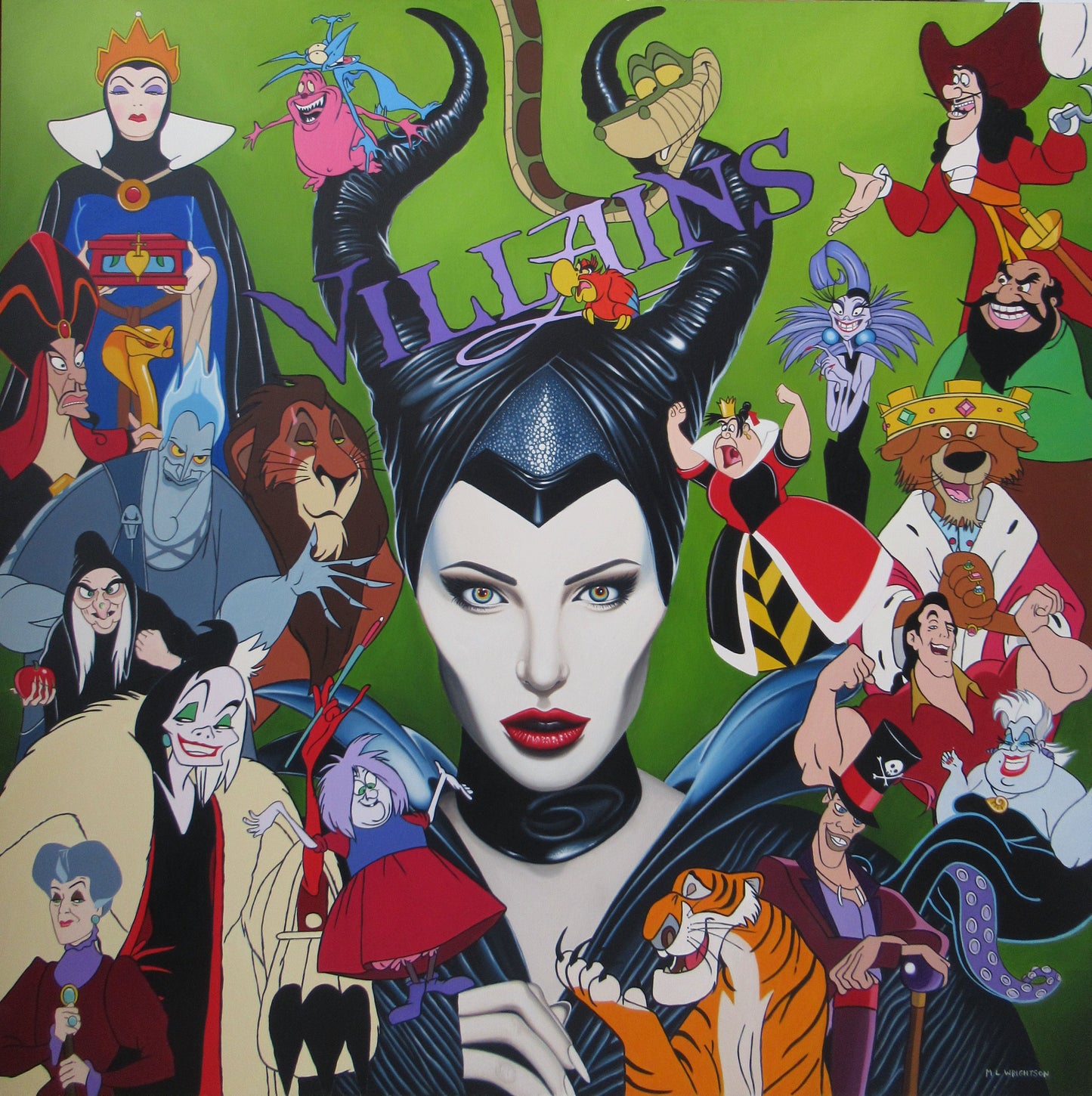 Marie Louise Wrightson Maleficient, Mistress Of All Evil Original - The Acorn Gallery, Pocklington