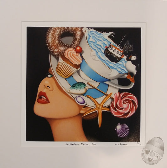 Marie Louise Wrightson The Harbour Masters Tea Limited Ed Print - The Acorn Gallery, Pocklington