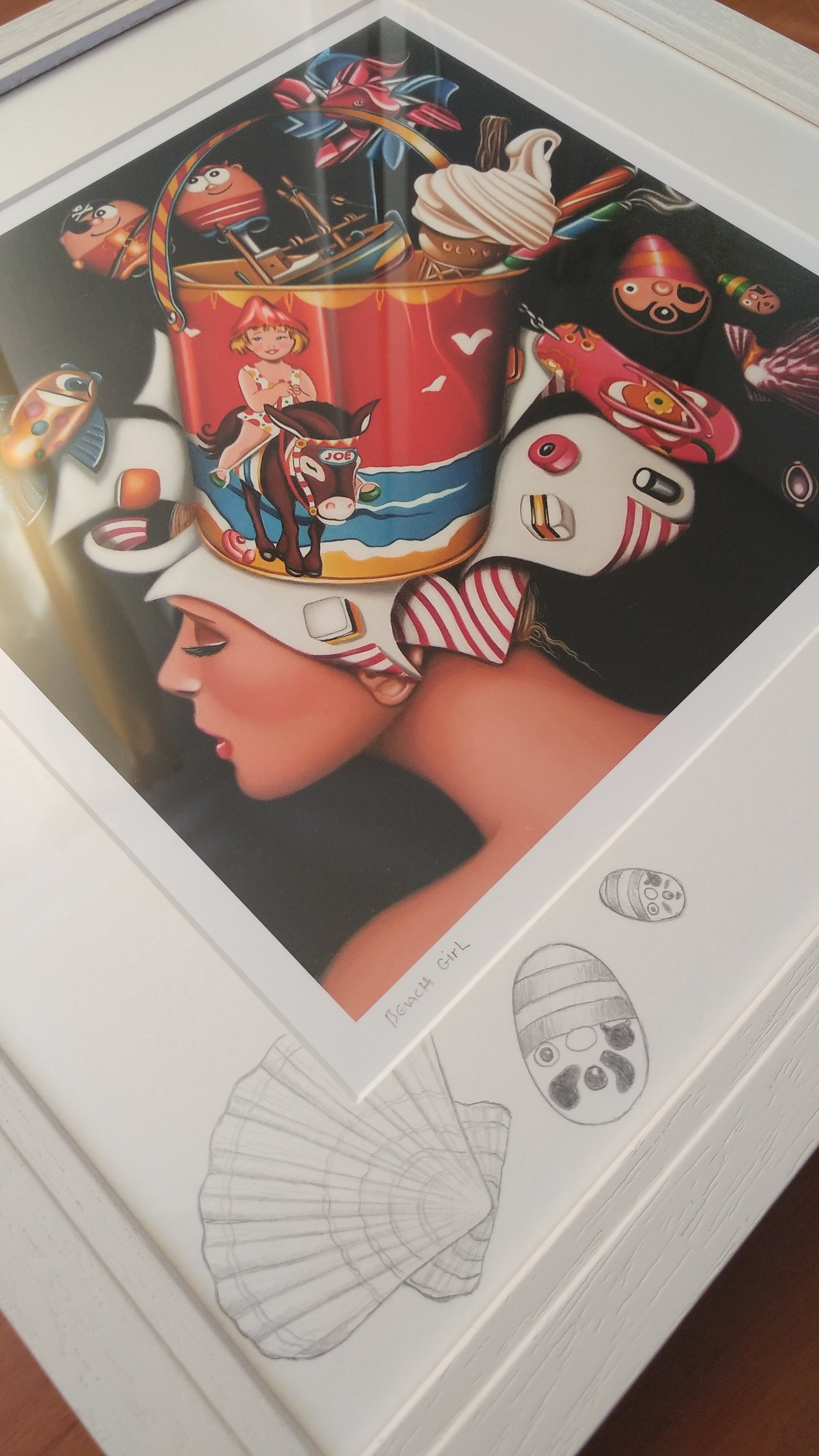 Marie Louise Wrightson Beach Girl - The Acorn Gallery, Pocklington