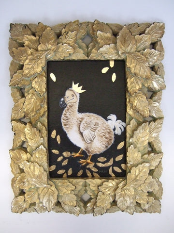 King Dodo Original by Marie Louise Wrightson *SOLD*-Original Art-Marie-Louise-Wrightson-The Acorn Gallery