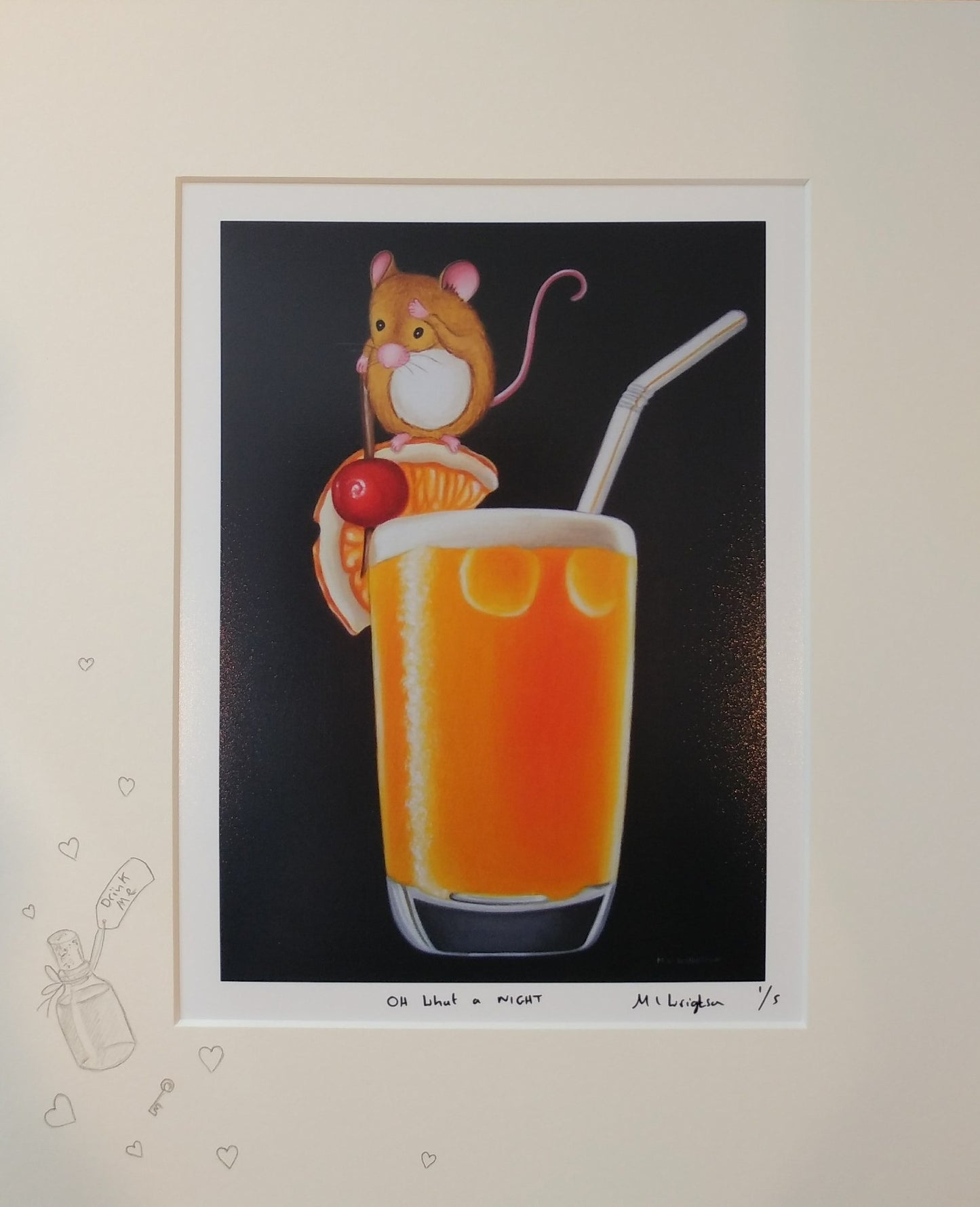 Marie Louise Wrightson Oh What A Night Limited Ed Print - The Acorn Gallery, Pocklington