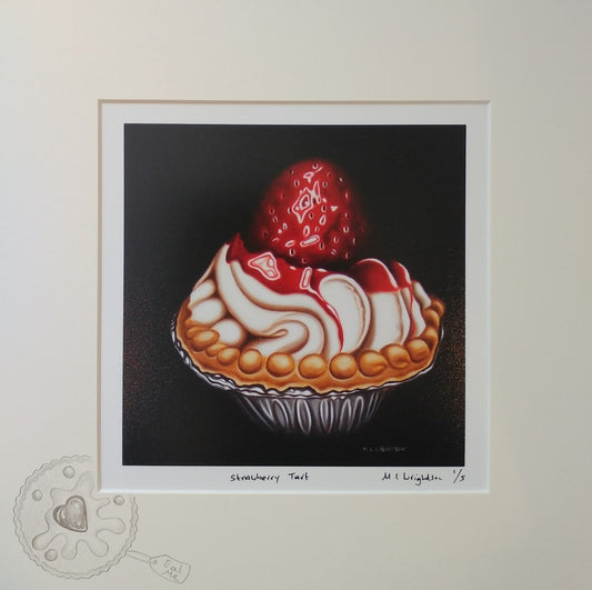 Marie Louise Wrightson Strawberry Tart - The Acorn Gallery, Pocklington