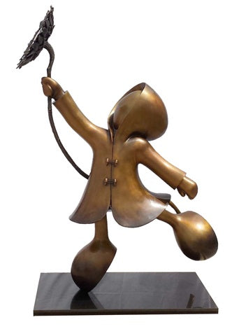 Mackenzie Thorpe My Sunshine Bronze Sculpture - The Acorn Gallery, Pocklington