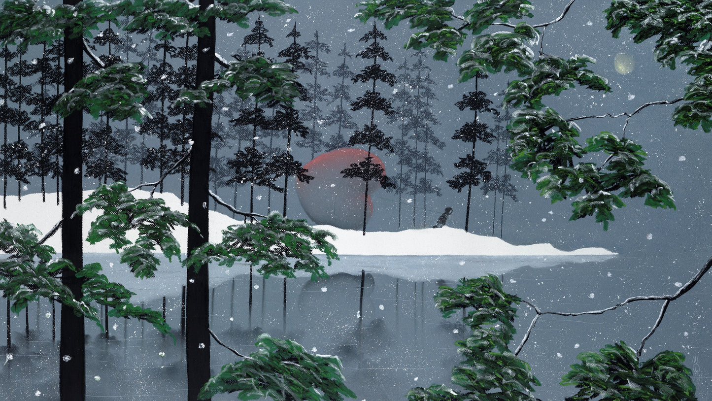 Mackenzie Thorpe The Heart Of Winter Framed - The Acorn Gallery, Pocklington
