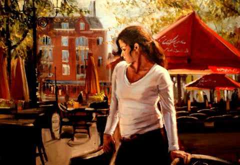 Morning Waitress Original by Kevin Day *SOLD*